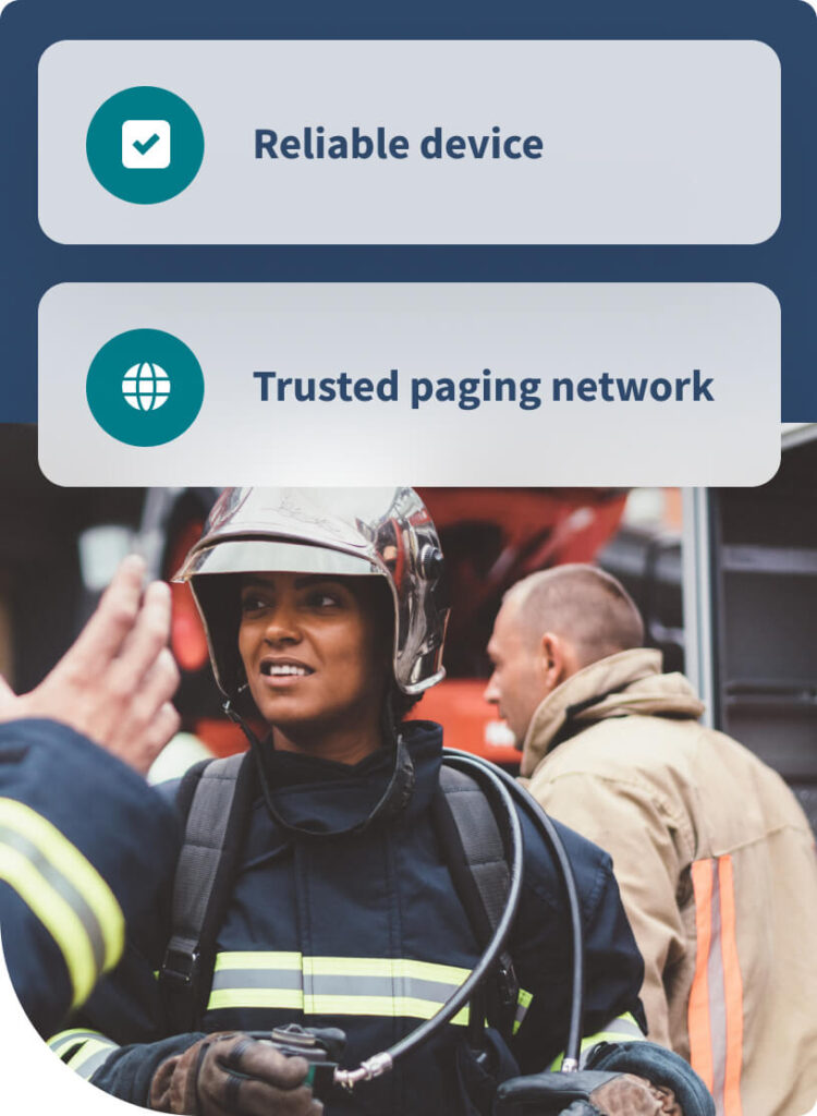 Reliable device. Trusted paging network.